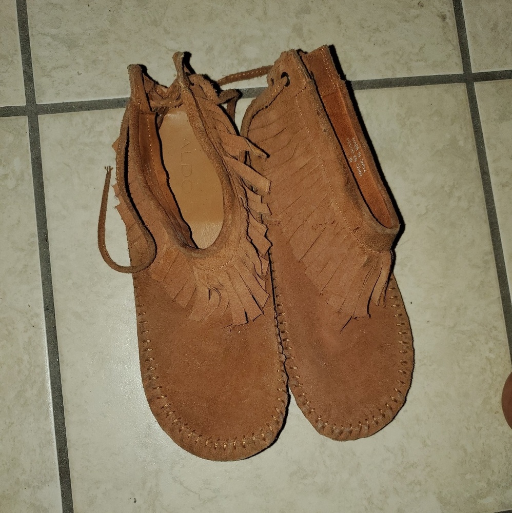 Aldo Brown Moccasins